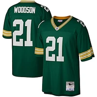 Men's Mitchell & Ness Charles Woodson Green Green Bay Packers Legacy Replica Jersey