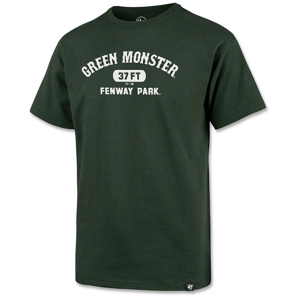 Youth '47 Hunter Green Boston Red Sox Fenway Park Green Monster Poly T-Shirt