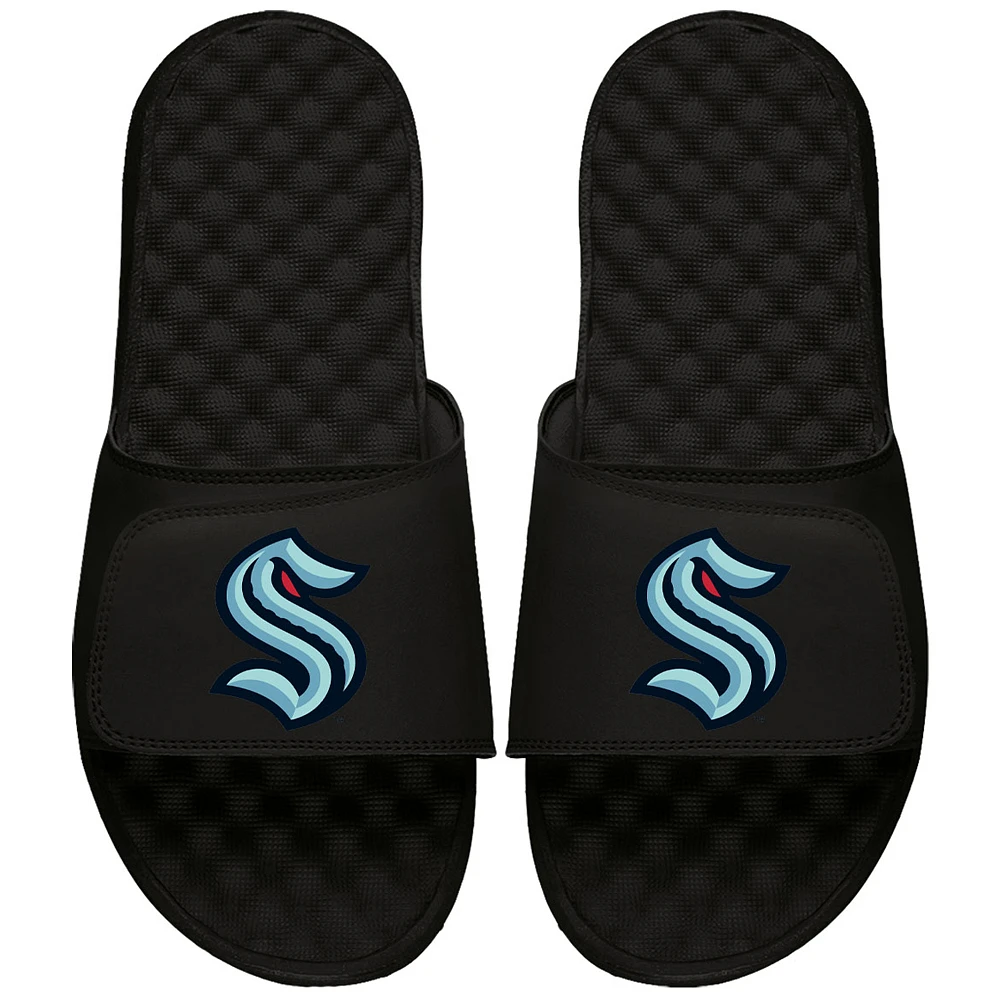 Youth ISlide Seattle Kraken Primary Logo Slide Sandals