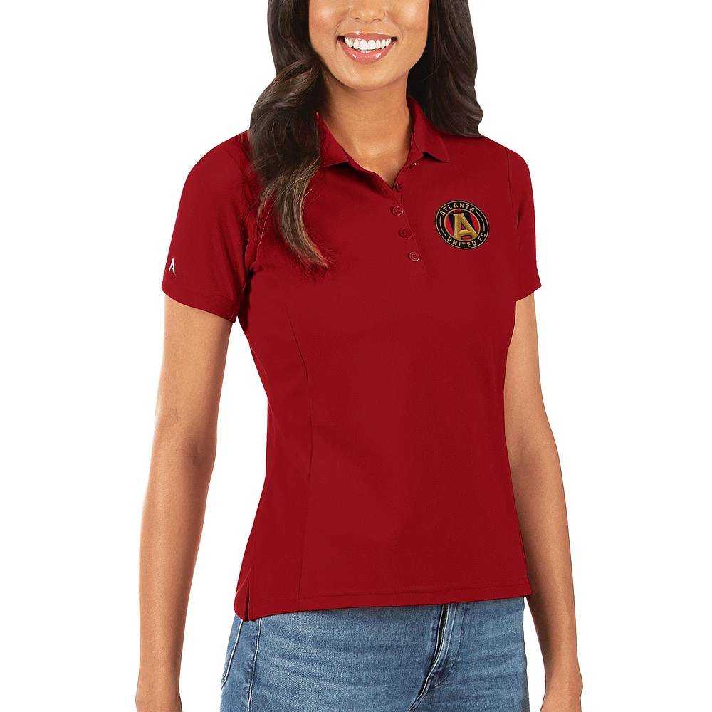 Women's Antigua Red Atlanta United FC Legacy Pique Polo