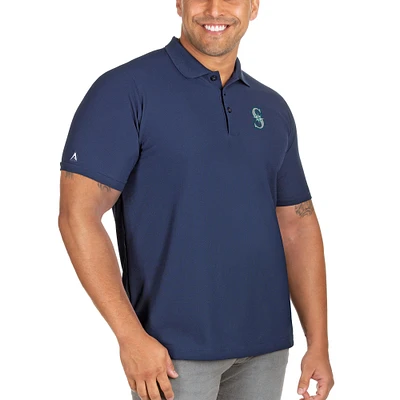 Men's Antigua Navy Seattle Mariners Big & Tall Legacy Pique Polo