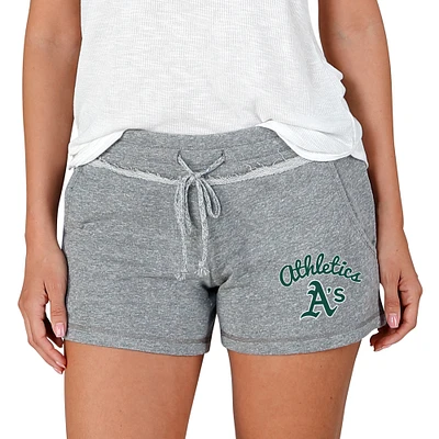 Women's Concepts Sport Gray Athletics Mainstream Terry Shorts