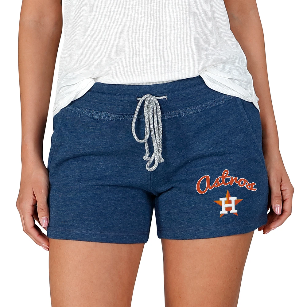 Women's Concepts Sport Navy Houston Astros Mainstream Terry Shorts