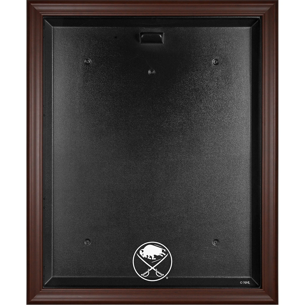 Buffalo Sabres Brown Framed (2020-Present) Logo Jersey Display Case
