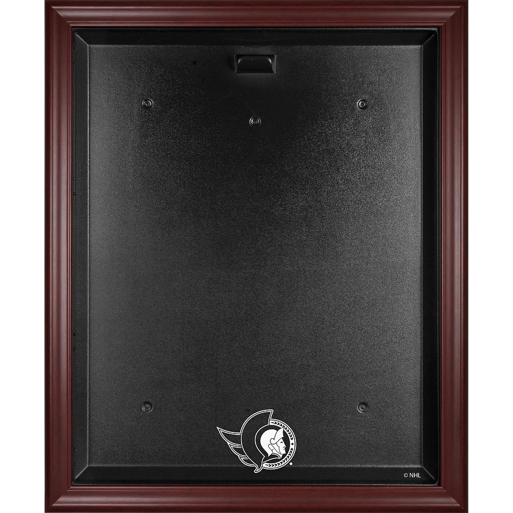 Ottawa Senators Mahogany Framed (2020-Present) Logo Jersey Display Case