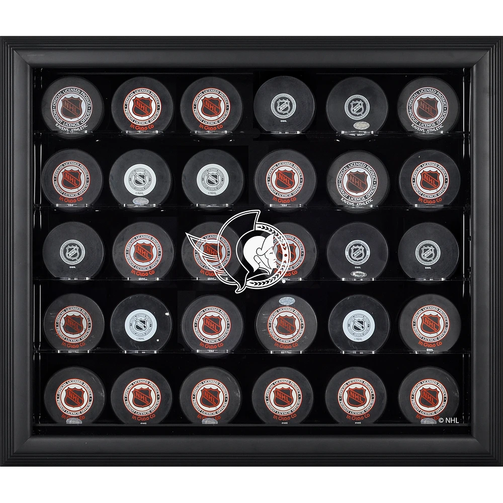 Ottawa Senators Framed (2020-Present) 30-Puck Display Case