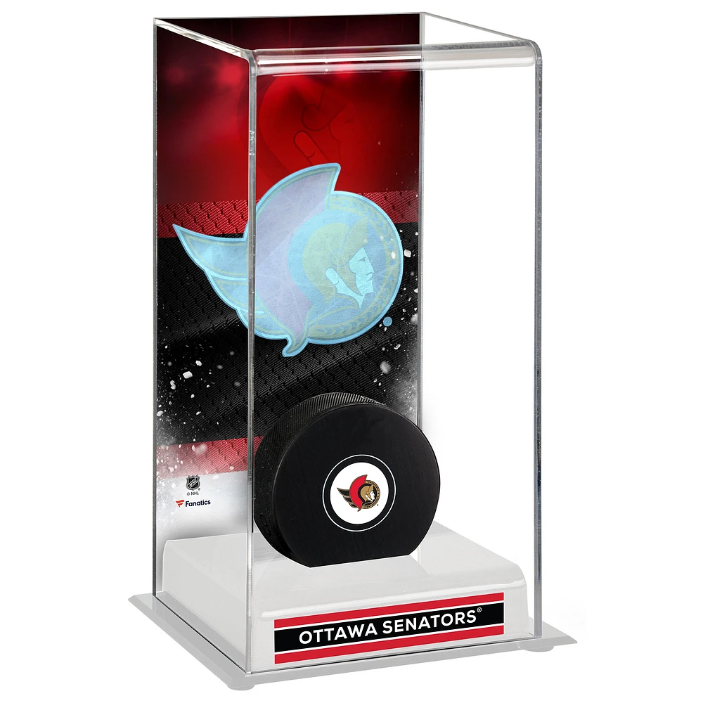 Ottawa Senators (2020-Present) Deluxe Tall Hockey Puck Case