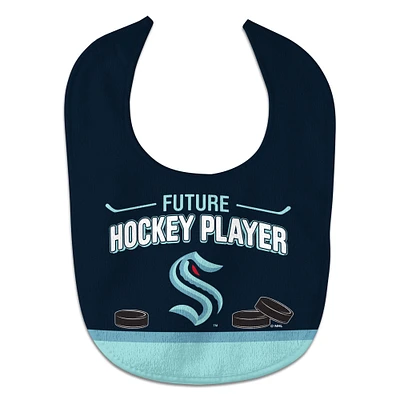 Infant WinCraft Seattle Kraken Hall Of Fame All-Pro Bib
