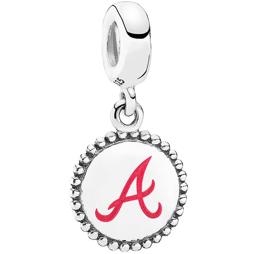 Women's Pandora Atlanta Braves Color Dangle Charm
