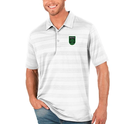 Men's Antigua White Austin FC Compass Polo