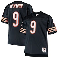 Men's Mitchell & Ness Jim McMahon Navy Chicago Bears Big Tall 1985 Retired Player Replica Jersey