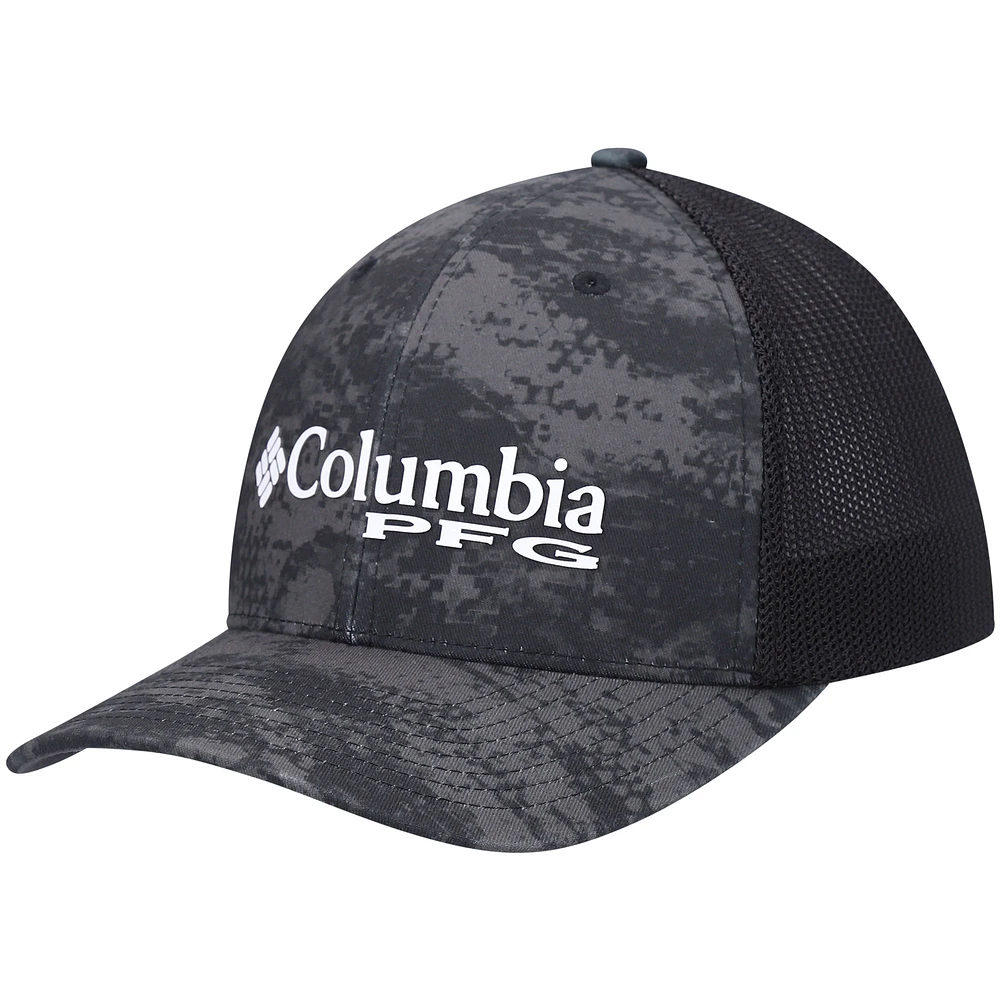 Men's Columbia PFG Black Mesh Back Flex Hat
