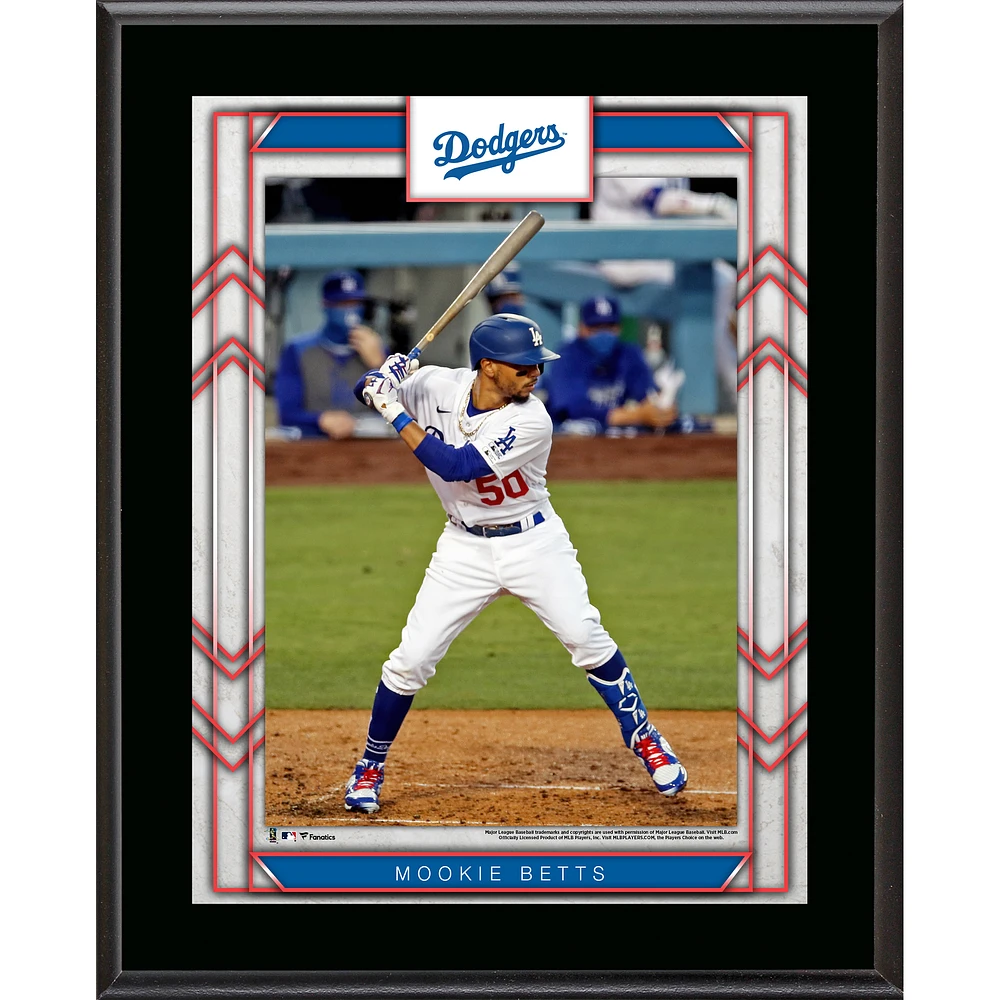Mookie Betts Los Angeles Dodgers 10.5" x 13" Sublimated Player Plaque