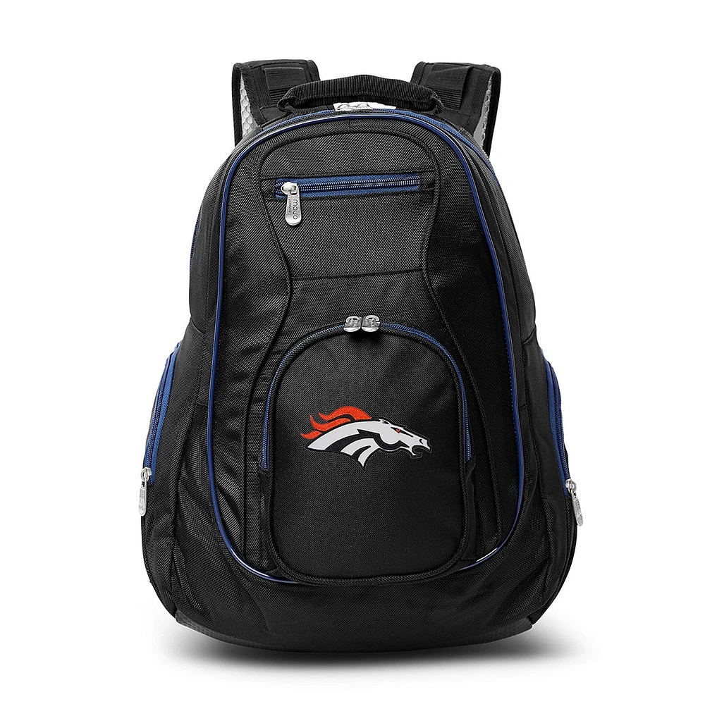 MOJO Black/Navy Denver Broncos Premium Color Trim Backpack