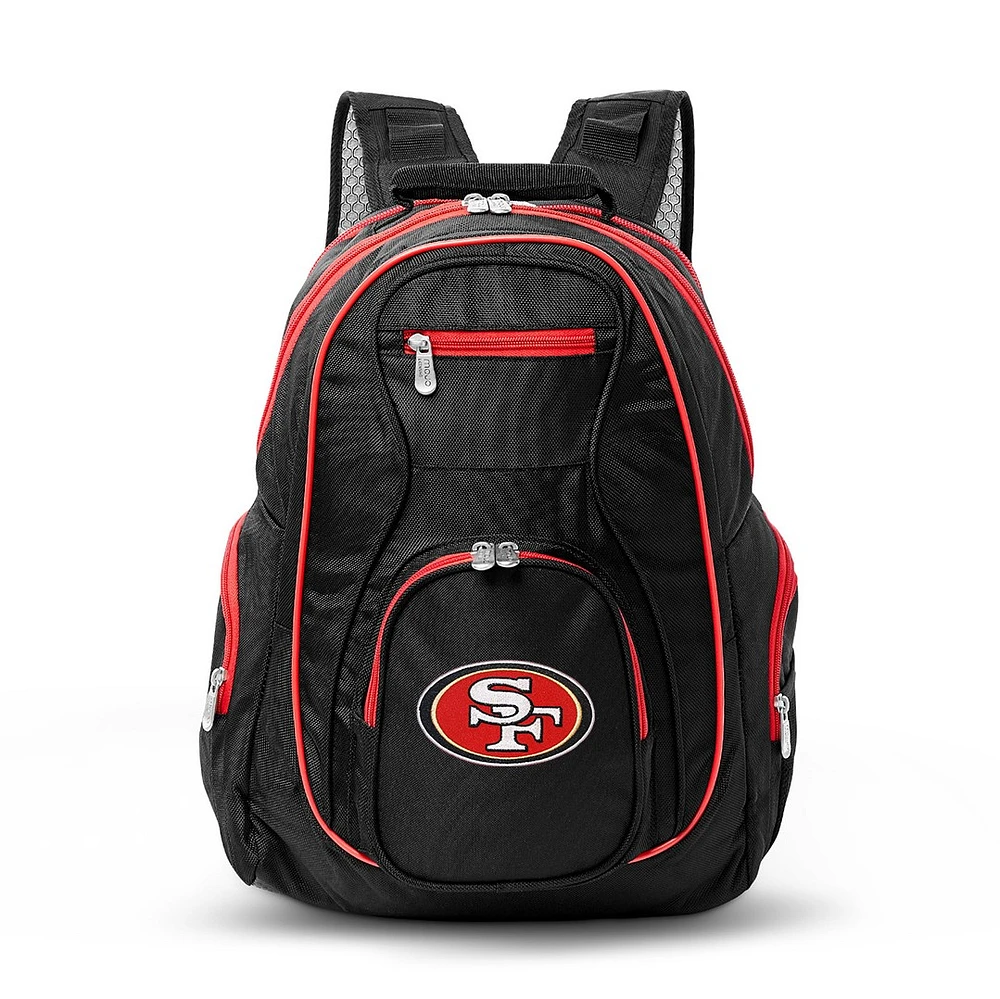 MOJO Black/Red San Francisco 49ers Premium Color Trim Backpack