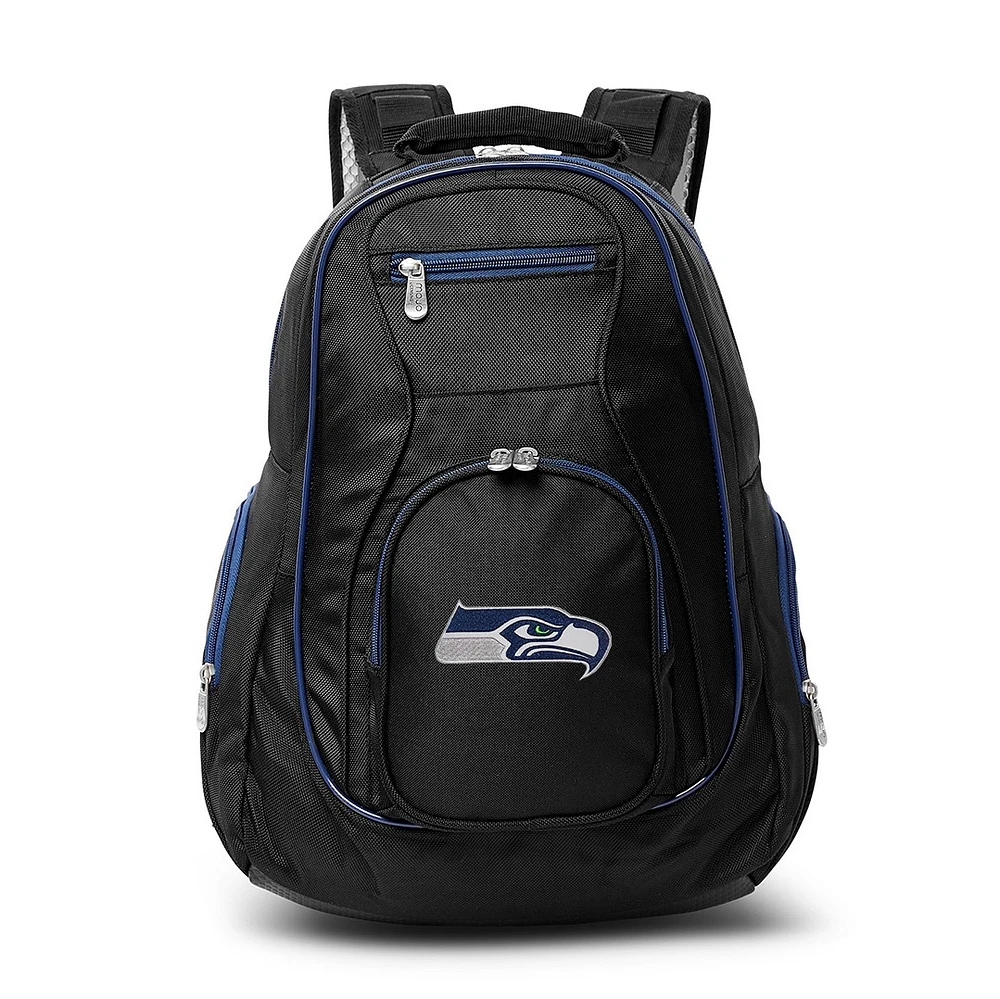 MOJO Black/Gray Seattle Seahawks Premium Color Trim Backpack