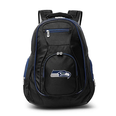 MOJO Black/Gray Seattle Seahawks Premium Color Trim Backpack