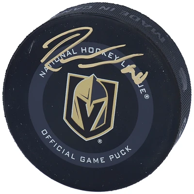 Robin Lehner Vegas Golden Knights Autographed Official Game Puck