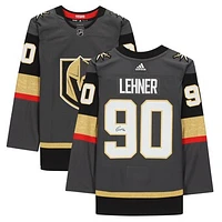 Robin Lehner Vegas Golden Knights Autographed Black Adidas Authentic Jersey
