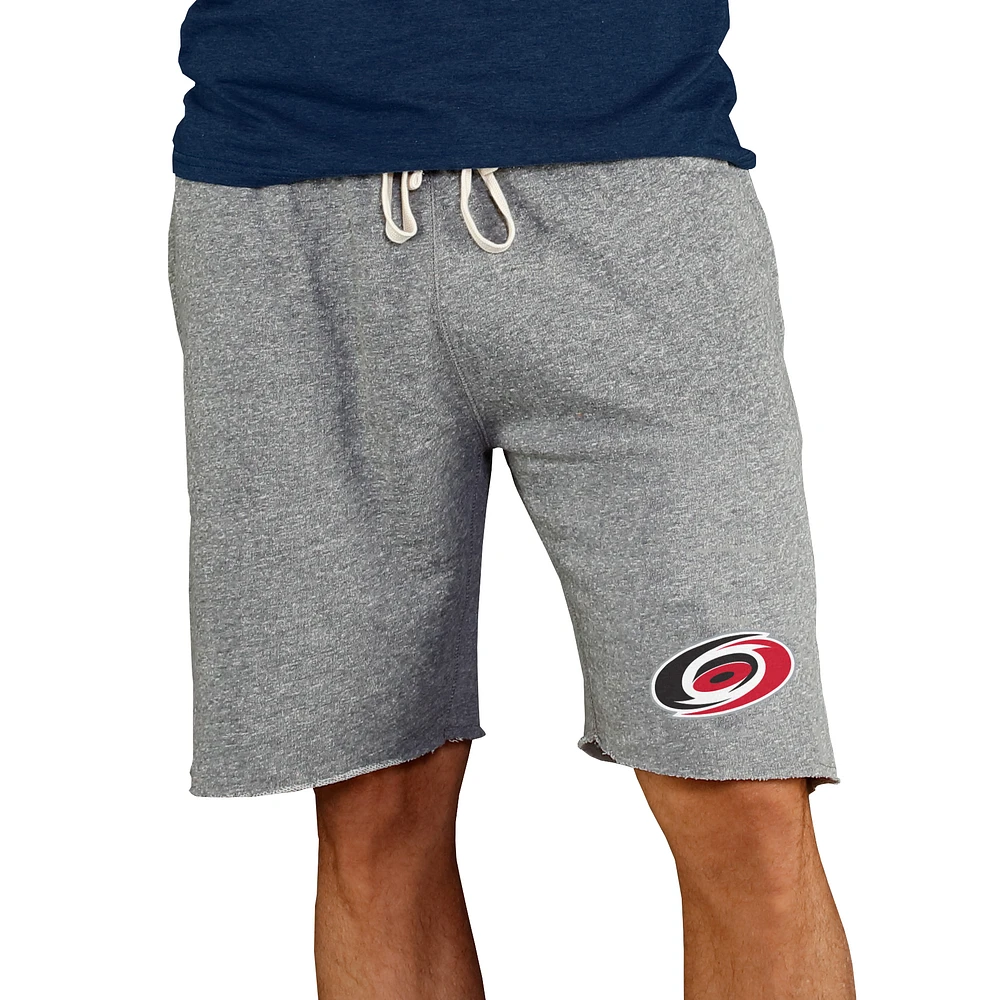 Men's Concepts Sport Gray Carolina Hurricanes Mainstream Terry Shorts