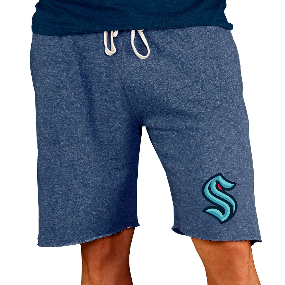 Men's Concepts Sport Navy Seattle Kraken Mainstream Terry Shorts