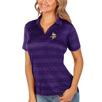 Women's Antigua Purple Minnesota Vikings Compass Polo