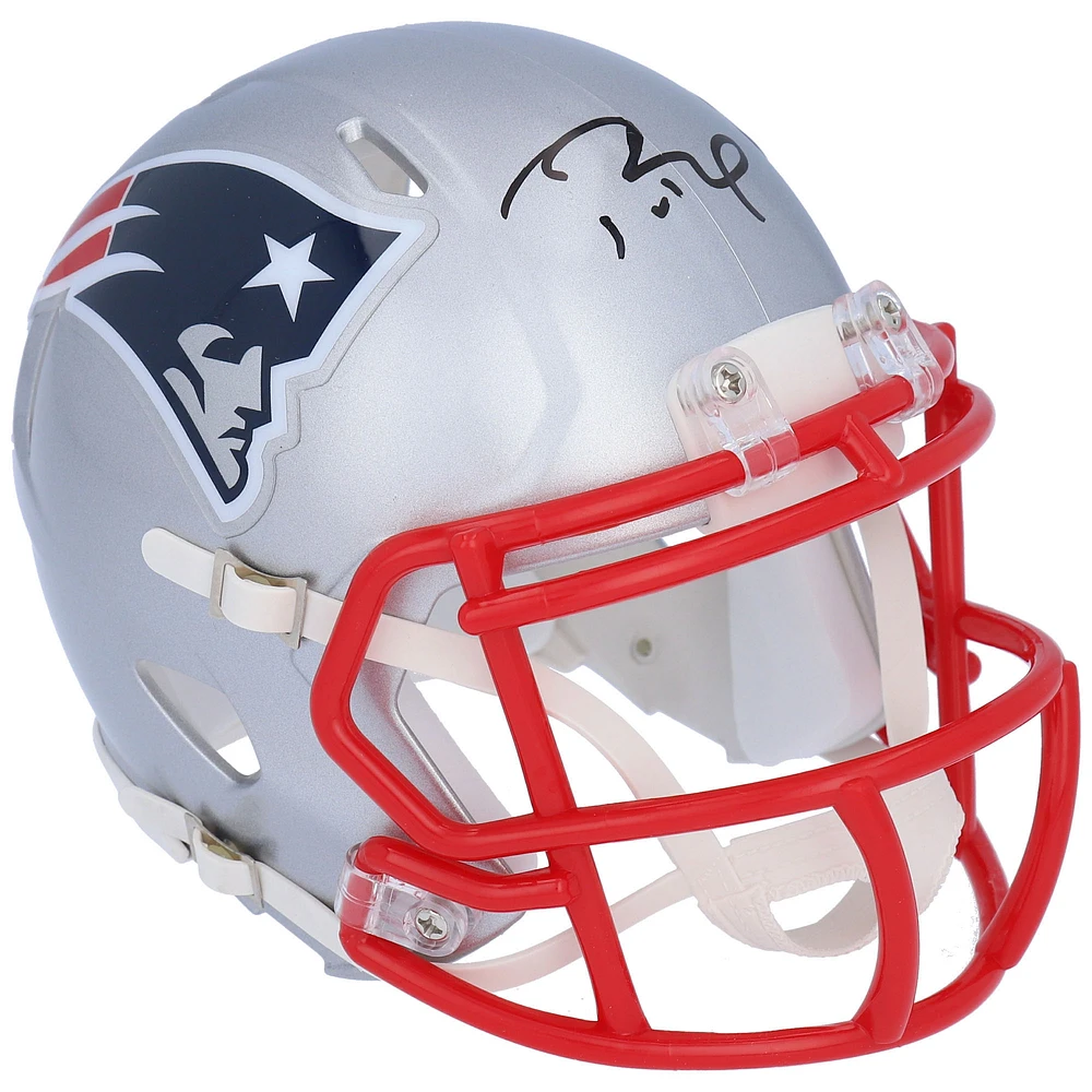 Tom Brady New England Patriots Autographed Riddell Speed Mini Helmet