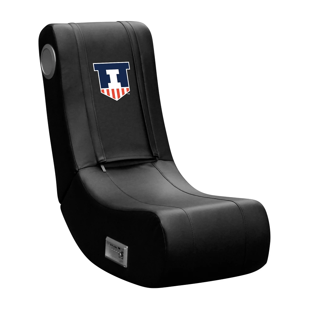 DreamSeat Black Illinois Fighting Illini Game Rocker 100