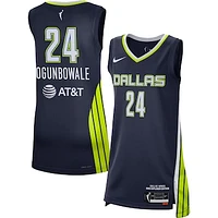 Unisex Nike Arike Ogunbowale Navy Dallas Wings Explorer Edition Victory Jersey