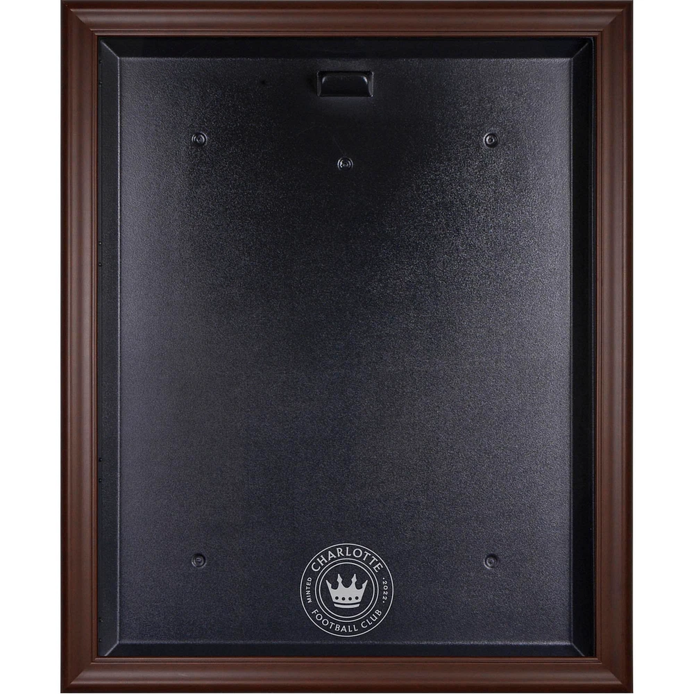 Charlotte FC Brown Framed Team Logo Jersey Display Case