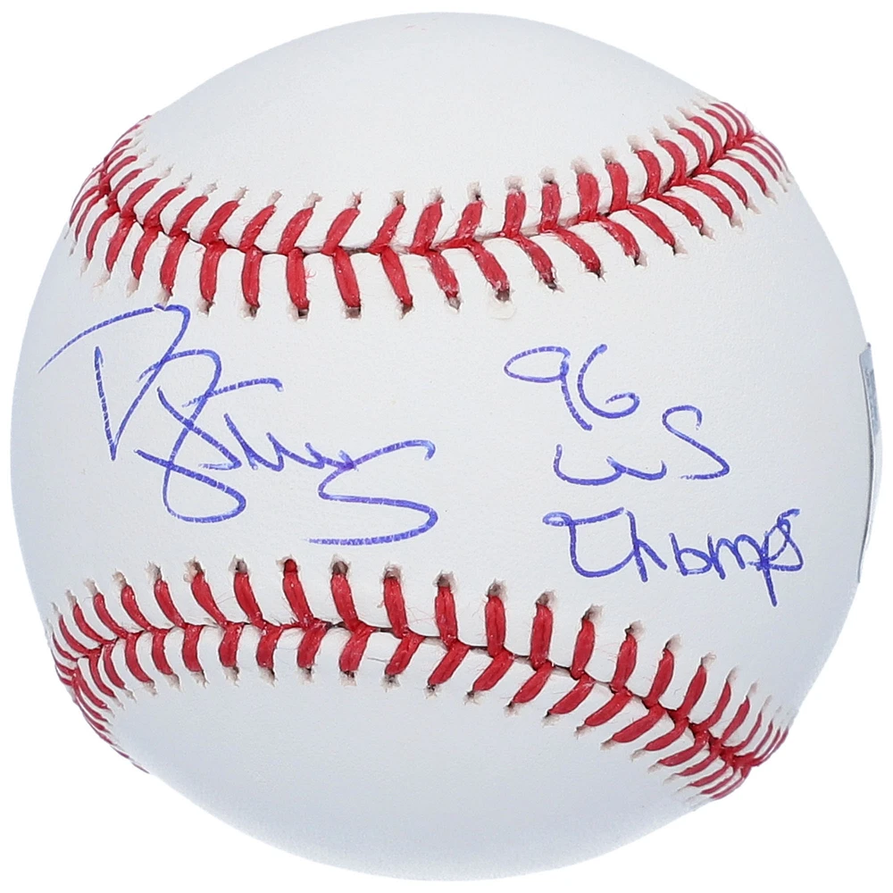 Darryl Strawberry New York Yankees Autographed Baseball with "96 WS Champs" Inscription