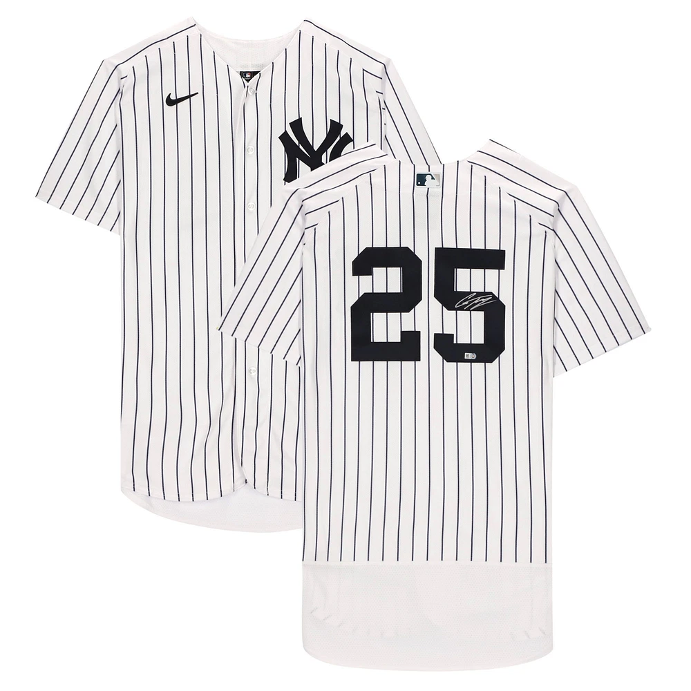 Gleyber Torres New York Yankees Autographed White Nike Authentic Jersey