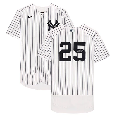 Gleyber Torres New York Yankees Autographed White Nike Authentic Jersey
