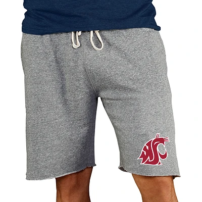 Men's Concepts Sport Gray Washington State Cougars Mainstream Terry Shorts