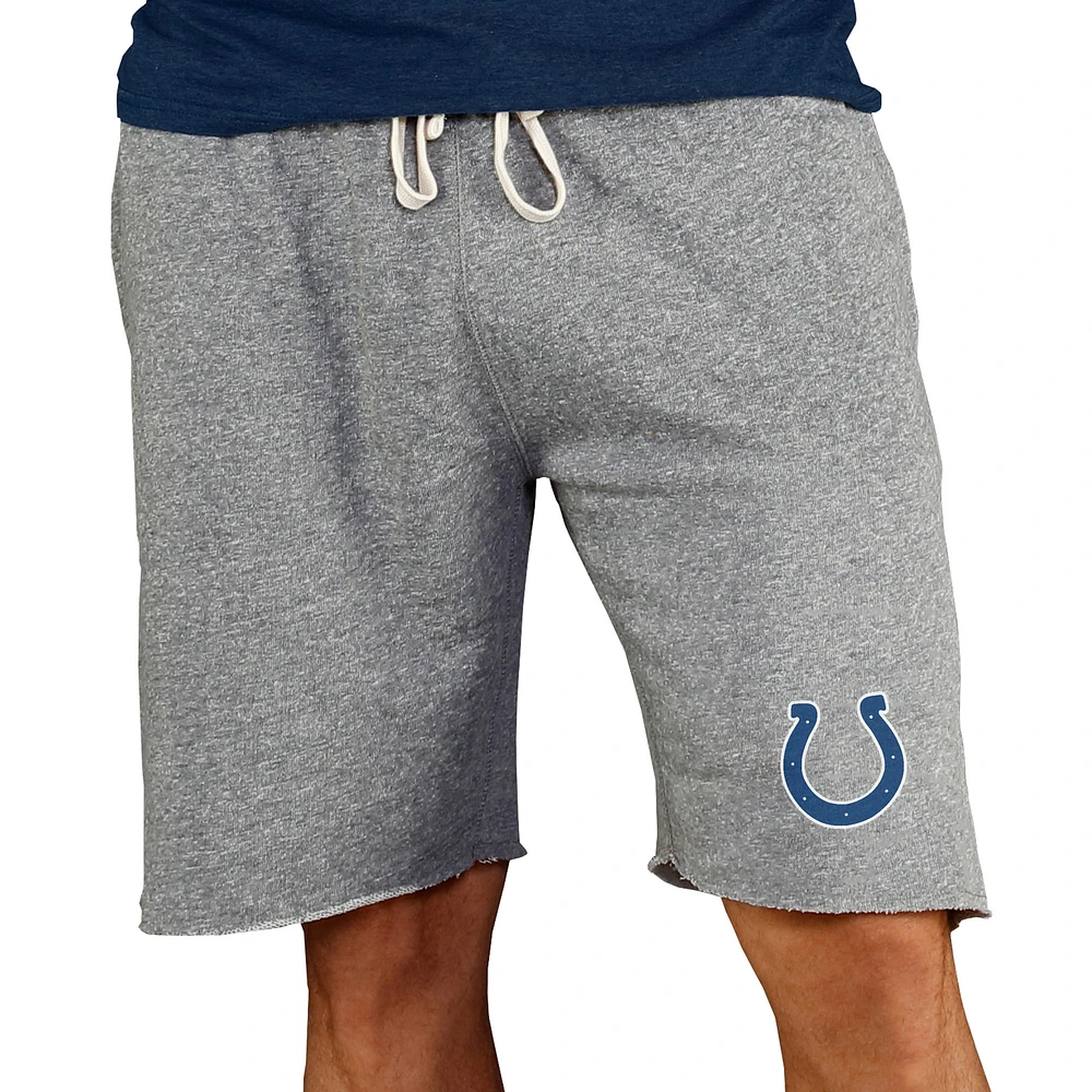 Men's Concepts Sport Gray Indianapolis Colts Mainstream Terry Shorts