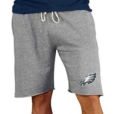 Men's Concepts Sport Gray Philadelphia Eagles Mainstream Terry Shorts