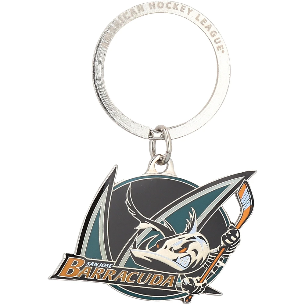 San Jose Barracuda Primary Logo Keychain