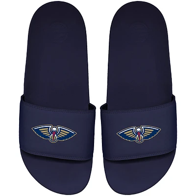 Men's ISlide Navy New Orleans Pelicans Primary Motto Slide Sandals
