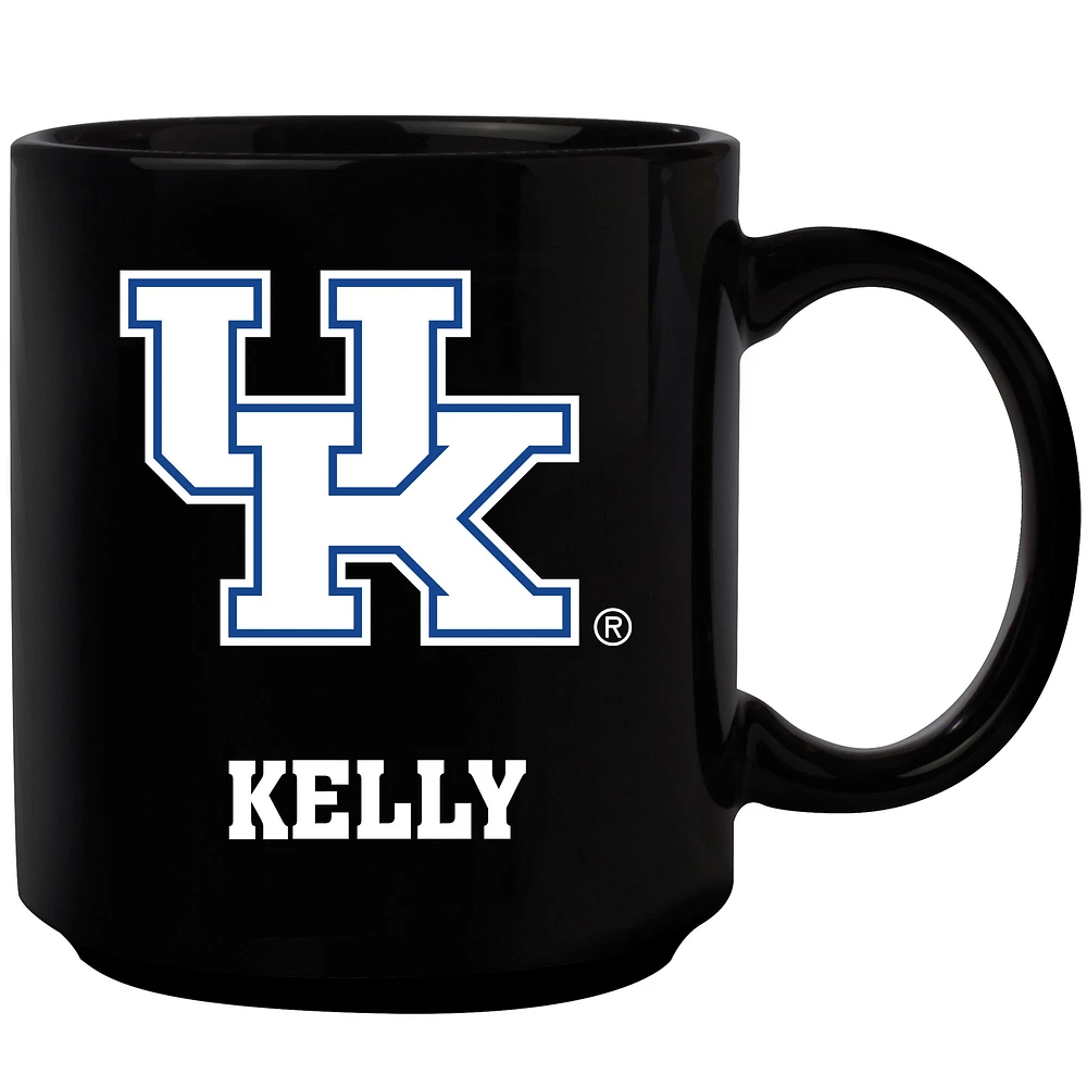 Black Kentucky Wildcats 11oz. Personalized Mug