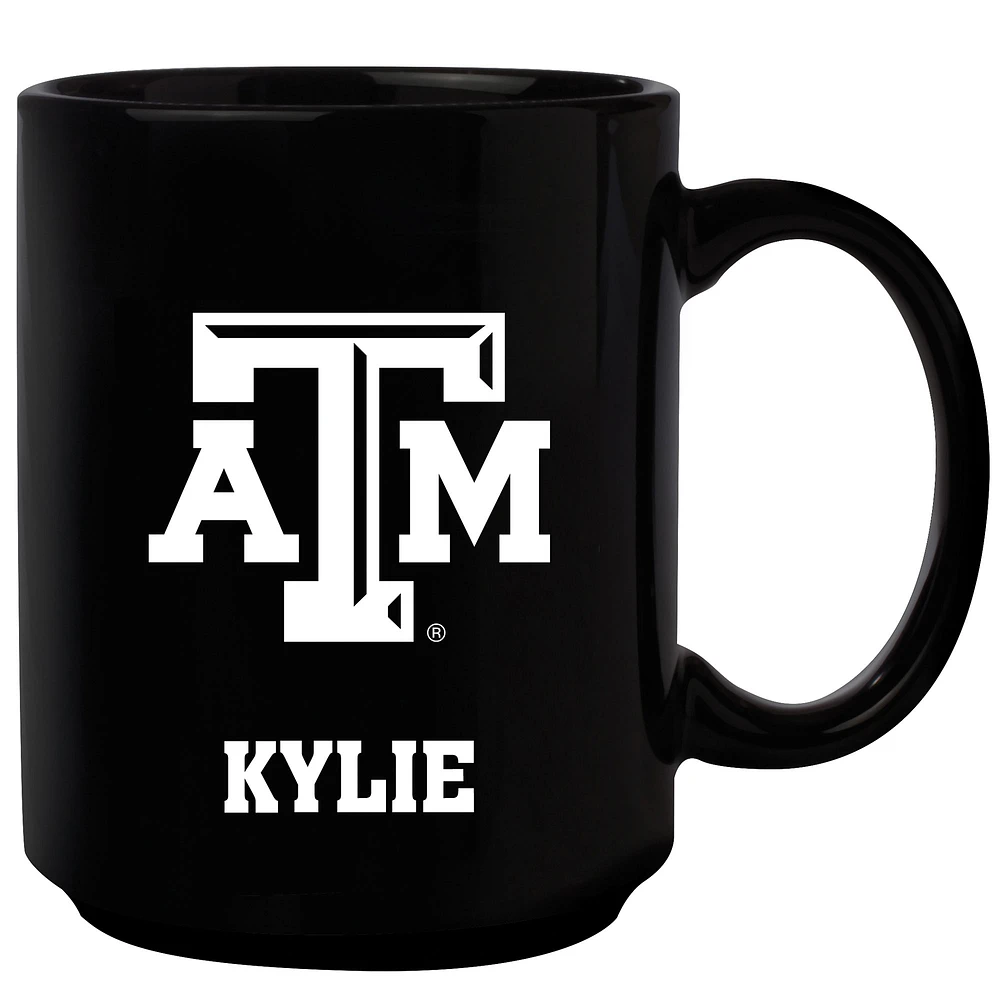 Black Texas A&M Aggies 15oz. Personalized Mug