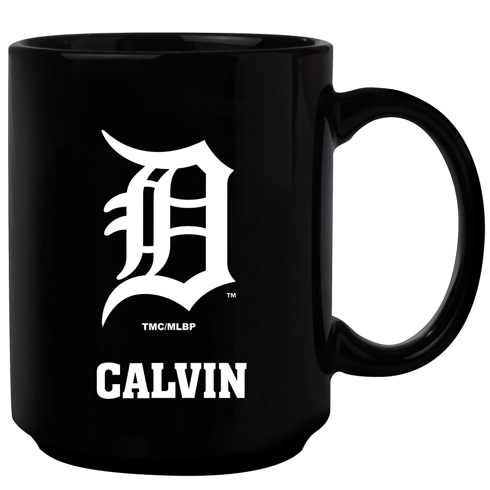Black Detroit Tigers 15oz. Personalized Mug