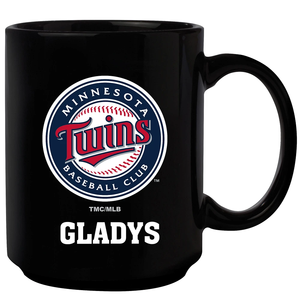 Black Minnesota Twins 15oz. Personalized Mug