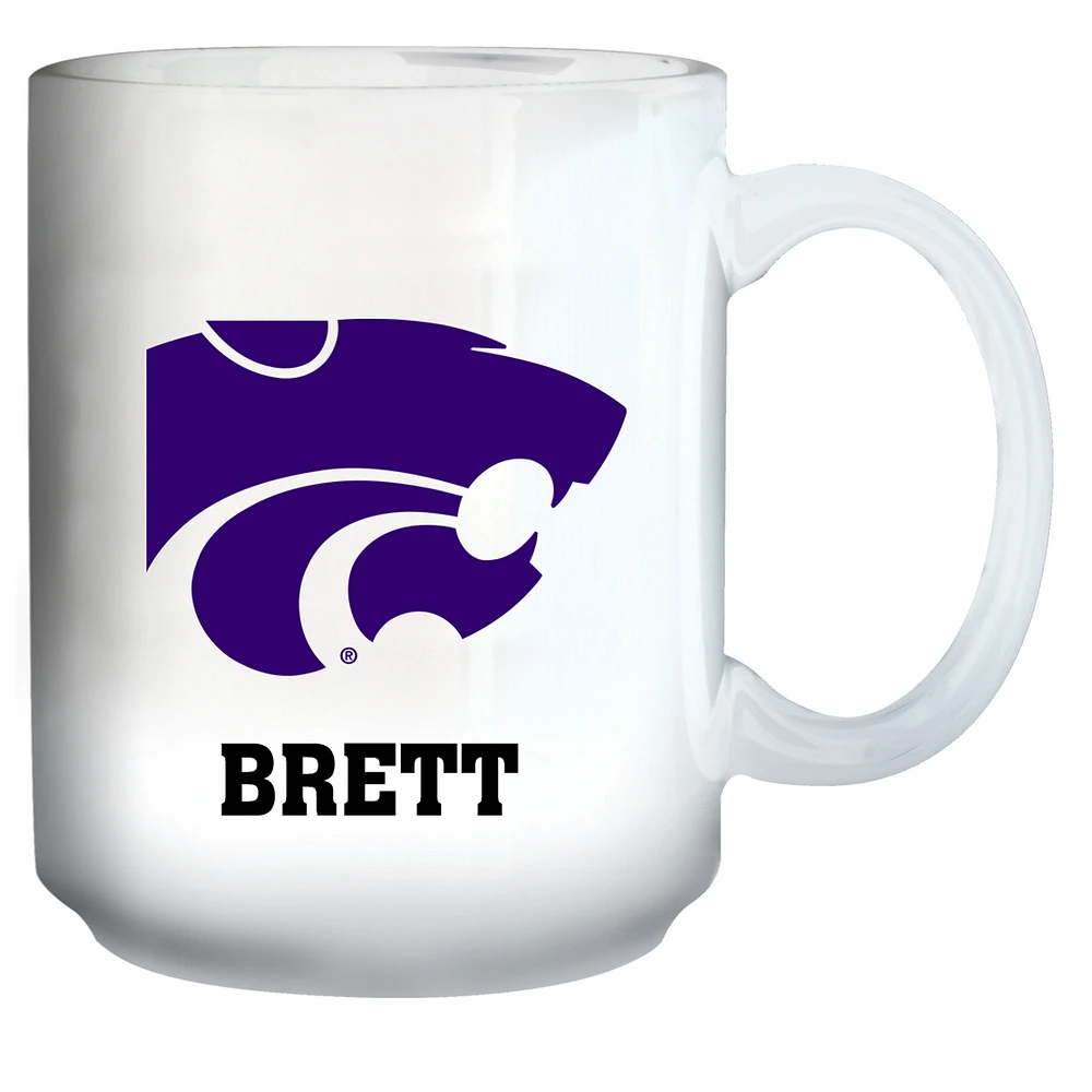Kansas State Wildcats 15oz. Personalized Mug