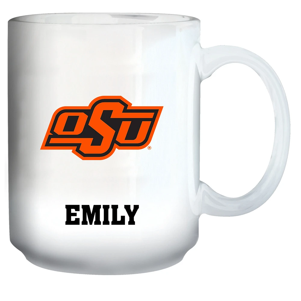 Oklahoma State Cowboys 15oz. Personalized Mug