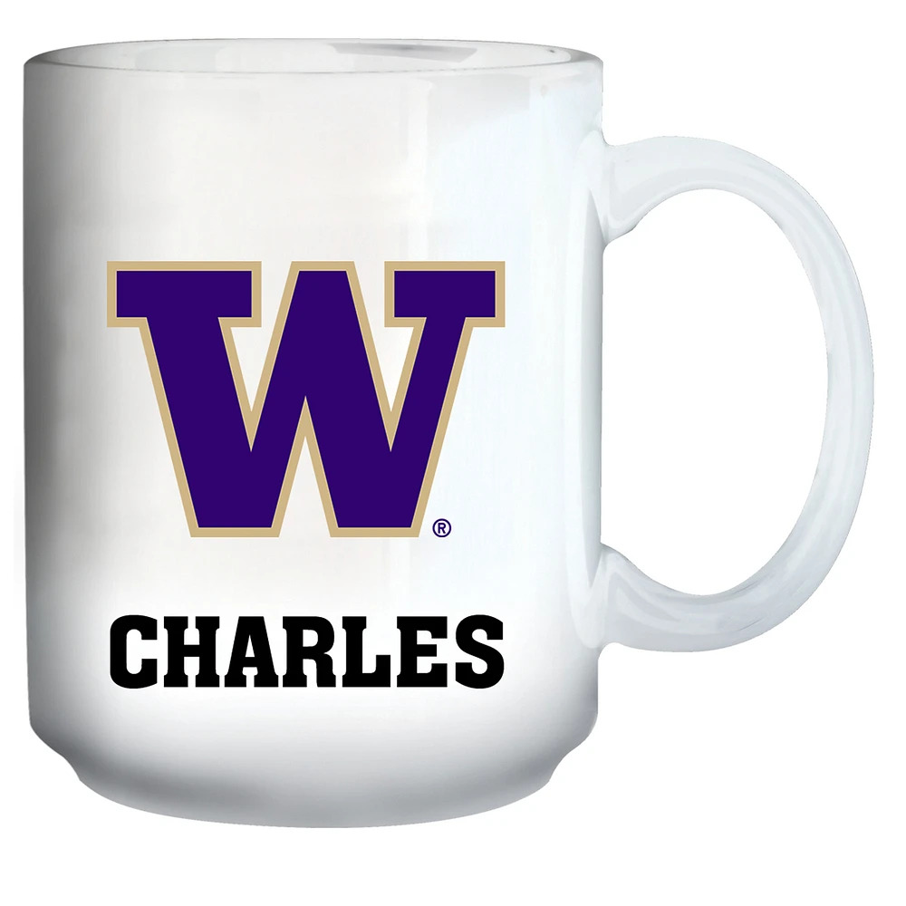 Washington Huskies 15oz. Personalized Mug