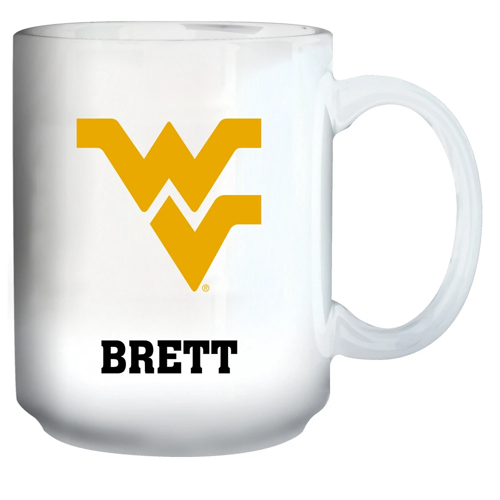 West Virginia Mountaineers 15oz. Personalized Mug