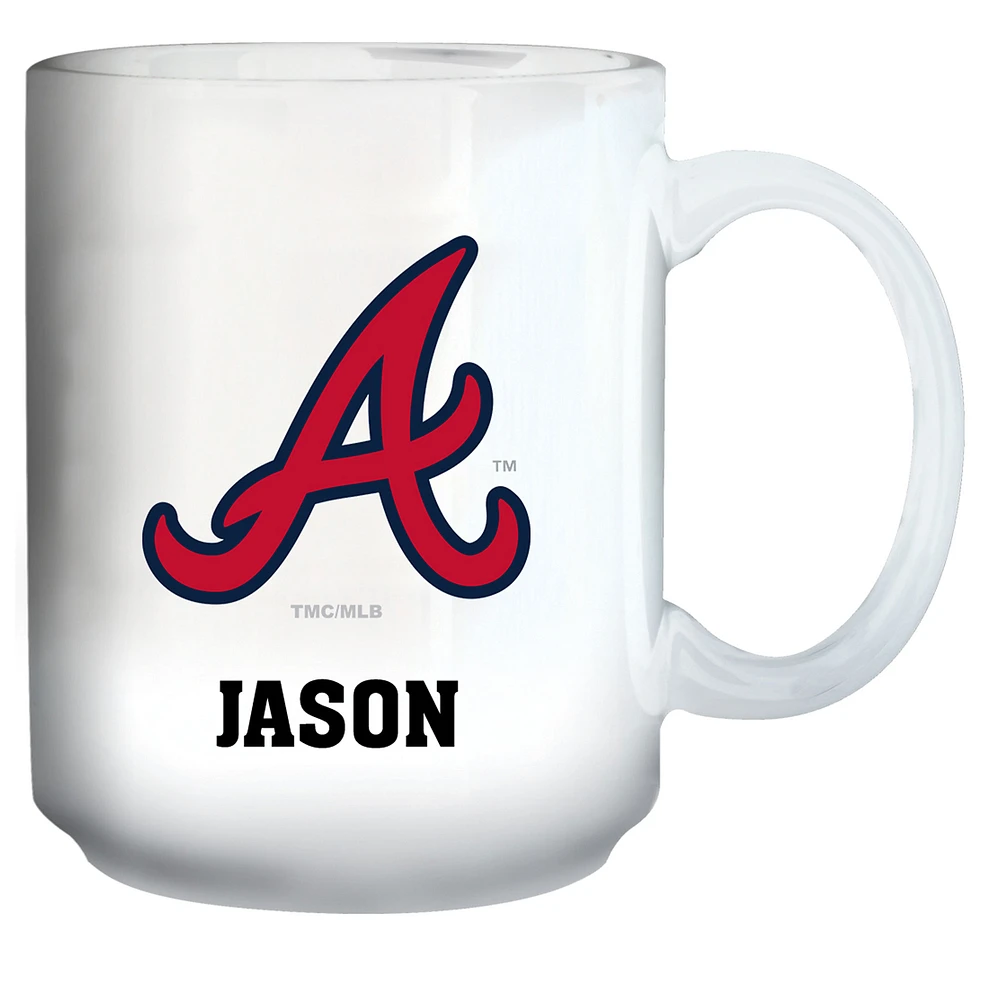 Atlanta Braves 15oz. Personalized Mug