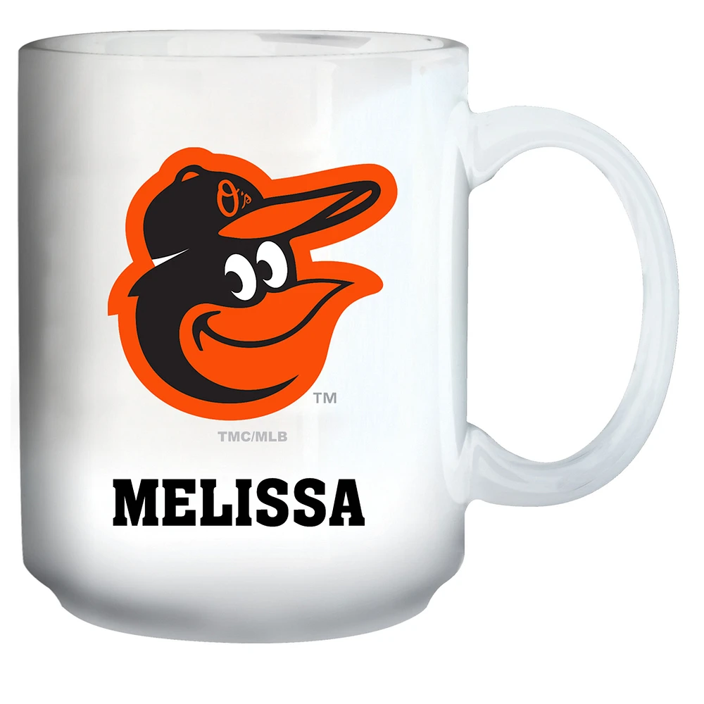 Baltimore Orioles 15oz. Personalized Mug