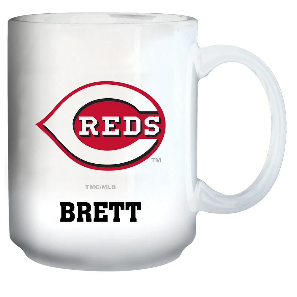 Cincinnati Reds 15oz. Personalized Mug