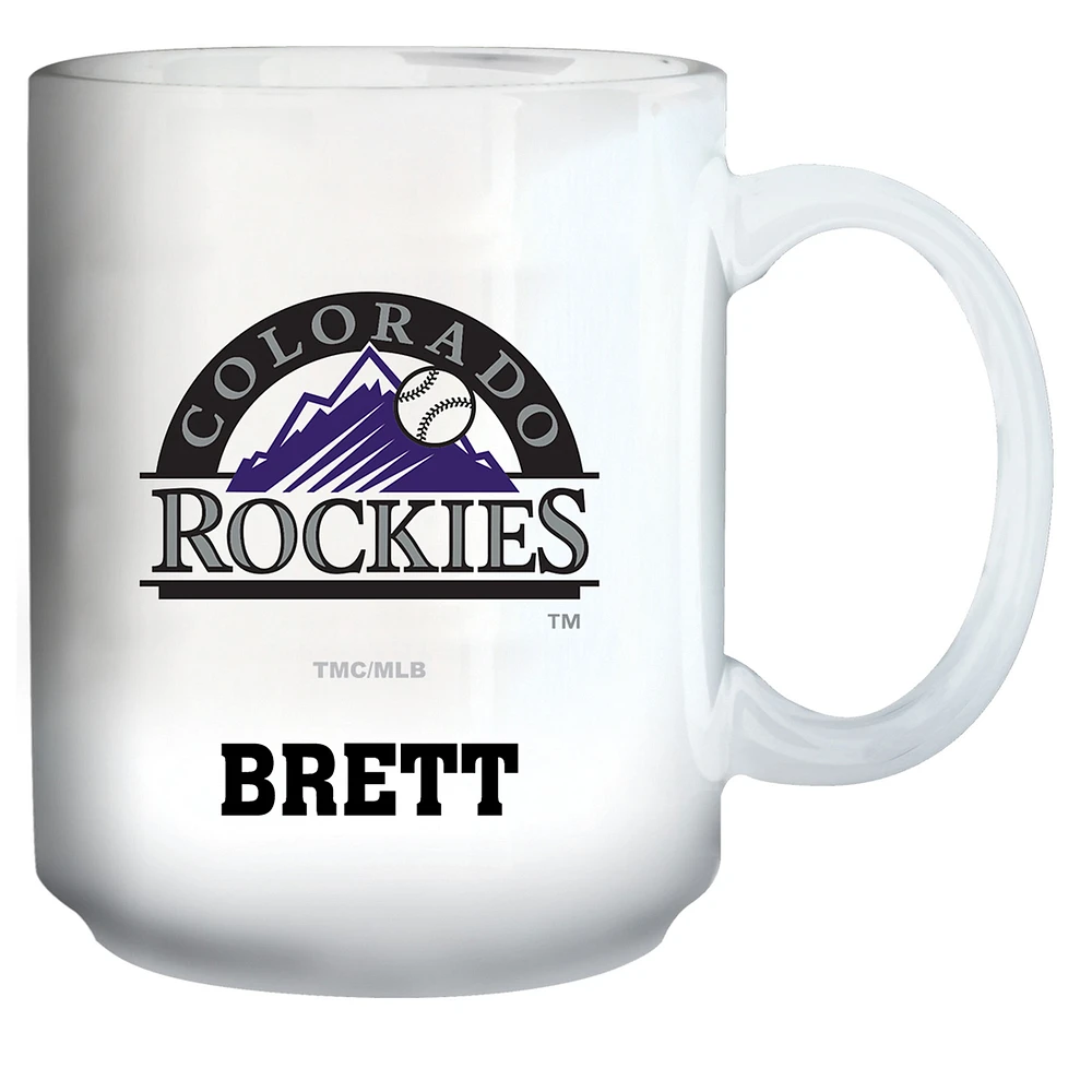 Colorado Rockies 15oz. Personalized Mug